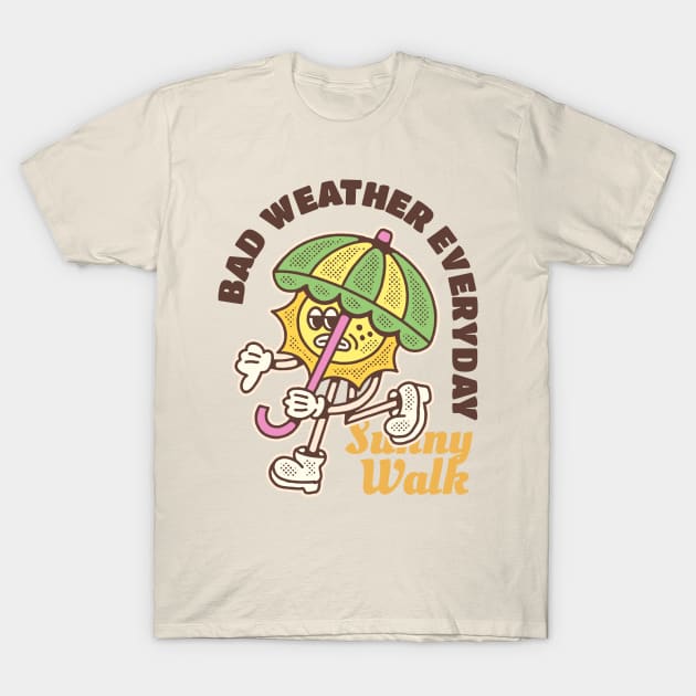 Bad Weather Everyday T-Shirt by Ravensdesign